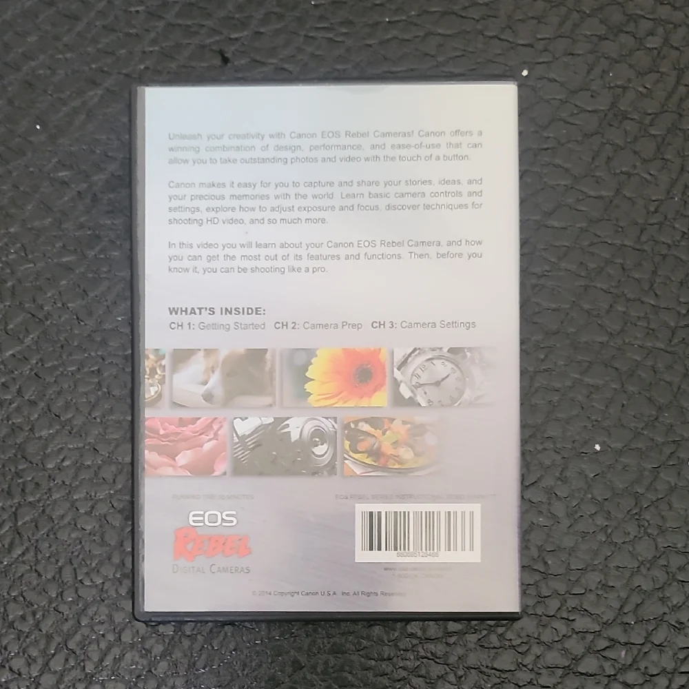 Canon EOS Rebel Digital Cameras Instructional DVD